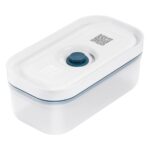 Zwilling Fresh Save Vacuum Storage Container S Size Plastic Semi-Transparent-Mediterranean Blue