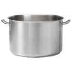 ARTAME Stainless Steel 18/10 Stainless Steel Deep Casserole 40cm 30.8 Litre