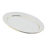 Gural Porcelain Sedef 33 Cm Oval Plate