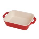 Staub Oval Ceramic Oven Dish – Cherry 32x22 CM