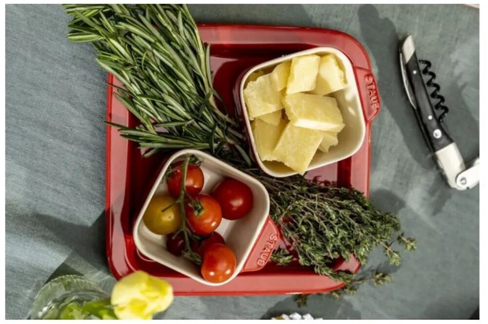 Staub Ceramic Appetizer Set, 5-Piece, Square - Image 2