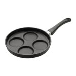 Eurolux Egg Pan - 26 cm, 5 cm High, with Detachable Handle, 4 Cavities
