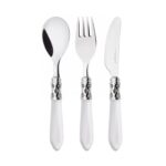 Bugatti Aladdin Baby Cutlery Set – 3 Pieces - Transparent