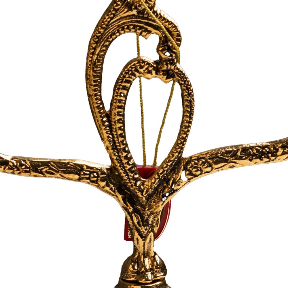VIRTUS Pair of Candle Holders - Lirio Design 4200 (36 x 26 cm) - 3-Arm Set - Image 4