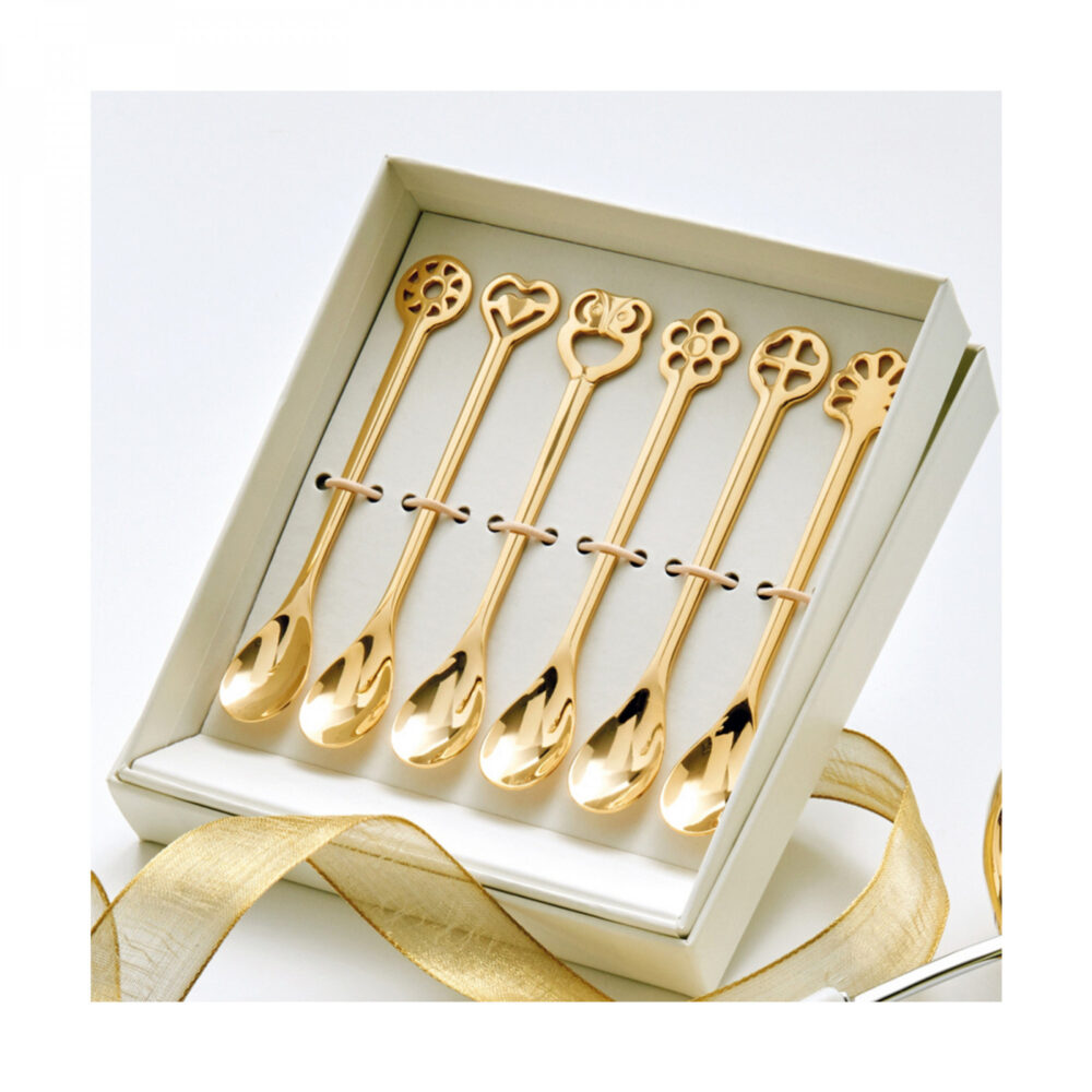 Bugatti 6 Moka Spoons – Lucky Charm Design - Image 2